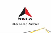 SDLG Latin America. 1.Estrutura SDLG LA 2.Resultados 3.Atualização de produto Carregadeira 4.Escavadeiras 5.Novos produtos Agenda.