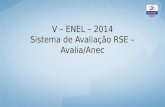 V – ENEL – 2014 Sistema de Avaliação RSE – Avalia/Anec.