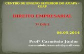 06.05.2014 Profº Carmênio Júnior carmeniobarroso.adv@gmail.com.