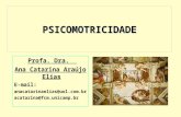 PSICOMOTRICIDADE Profa. Dra. Ana Catarina Araújo Elias E-mail: anacatarinaelias@uol.com.br acatarina@fcm.unicamp.br.