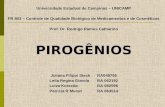 Universidade Estadual de Campinas – UNICAMP FR 803 – Controle de Qualidade Biológico de Medicamentos e de Cosméticos Prof. Dr. Rodrigo Ramos Catharino.