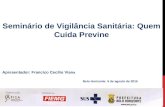 Seminário de Vigilância Sanitária: Quem Cuida Previne Apresentador: Francico Cecílio Vian a Belo Horizonte. 5 de agosto de 2015.