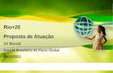 Rio+20 Proposta de Atuação GT Rio+20 Comitê Brasileiro do Pacto Global 09/02/2012.