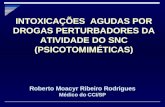 Roberto Moacyr Ribeiro Rodrigues Médico do CCI/SP INTOXICAÇÕES AGUDAS POR DROGAS PERTURBADORES DA ATIVIDADE DO SNC (PSICOTOMIMÉTICAS)