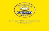 MercadoLivre Brasil 1 Como usar HTML em seus anúncios no MercadoLivre.