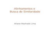 Alinhamentos e Busca de Similaridade Ariane Machado Lima.