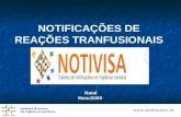 NOTIFICAÇÕES DE REAÇÕES TRANFUSIONAIS NatalMaio/2009.