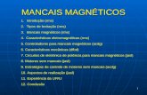 1 MANCAIS MAGNÉTICOS 1.Introdução (rms) 2.Tipos de levitação (rms) 3.Mancais magnéticos (rms) 4. Características eletromagnéticas (rms) 5. Controladores.