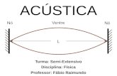ACÚSTICA Turma: Semi-Extensivo Disciplina: Física Professor: Fábio Raimundo.