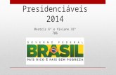 Presidenciáveis 2014 Beatriz 6º e Viviane 32º 706.