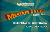 DISCIPLINA DE GEOGRAFIA PERON / SABIÁ / RAPHA. Regiões Econômicas de Santa Catarina.