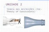 UNIDADE 2 TEORIA DAS RESTRIÇÕES (TOC- Theory of Constraints )