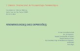I Simpósio Internacional de Psicopatologia Fenomenológica Faculdade de Ciências Médicas Santa Casa de São Paulo/ISCMSP 20-22/11/2014 FENOMENOLOGIA(S) DA(S)