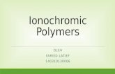 Ionochromic Polymers
