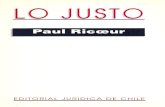 RICOEUR, Paul. 1995. Lo Justo