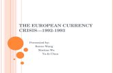 European Currency Crisis 1992-1993