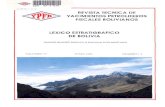Lexico Estratigrafico de Bolivia (Geologia)