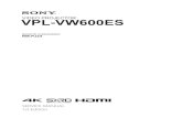 Sony VPL-VW600ES Service Manual