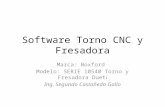 Presentacion Software Torno CNC y Fresadora