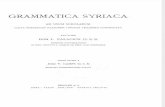 Palacios, L. – Gramatica Syriaca (Paradigms) (1954)