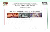 Trombocitopenia autoinmune
