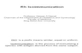 30854 Rh Isoimmunisation