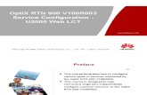 OptiX RTN 900 V100R003 Service Configuration-20110602-A