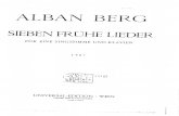 7 Lieders de Alban Berg