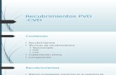 Recubrimientos PVD -CVD