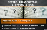 Metode transportasi stepping stone