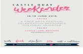 Castle Quay Weekender programme 2016