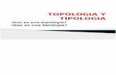 Topologia y Tipologia Gloria