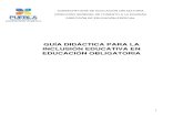 Guía Didáctica Para La Inclusión Educativa en Educación Obligatoria