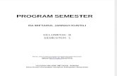 Program Semester (PROMES) Kelompok B Semester I