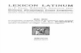 Lexicon Latinum