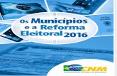 Os Municípios Reforma Eleitoral 2016-03-16