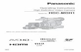 Panasonic HDC-MDH1 Manual