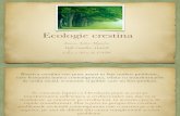 Ecologie Crestina PDF