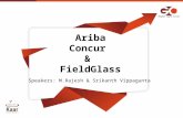 2.Session on Ariba Concur Field Glass Rajesh Srikanth