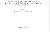 Pierre Clastres, Investigaciones en Antropologia Politica 2002