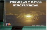 FORMULAS Y DATOS PRACTICOS PARA ELECTRICISTAS