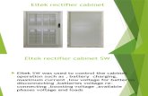 Eltek Rectifier Cabinet-SW