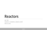 Reactors presentation