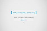 Analys Thermal (DTA & TGA)