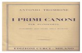 I Primi Canoni Per Pianoforte (Antonio Trombone)