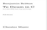 Britten - Te Deum (1934)