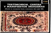 Testimonios Cartas y Manifiestos Indigenas