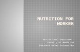 Nutritional for Worker