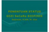 Penentuan Status Gizi Biofisik