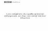 Origens do galicanismo (martin) - francês